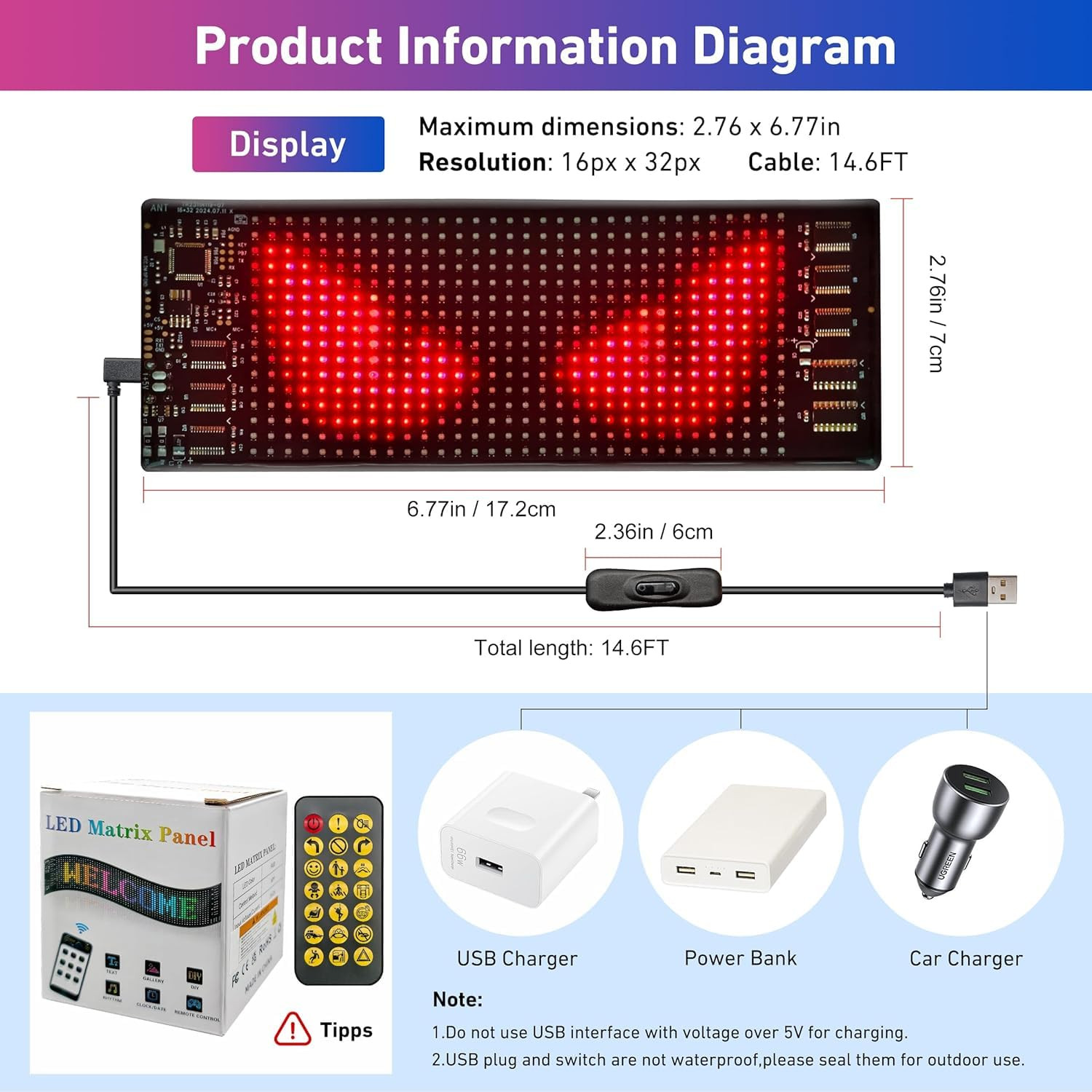 LED MATRIX PANEL – 50wholesale